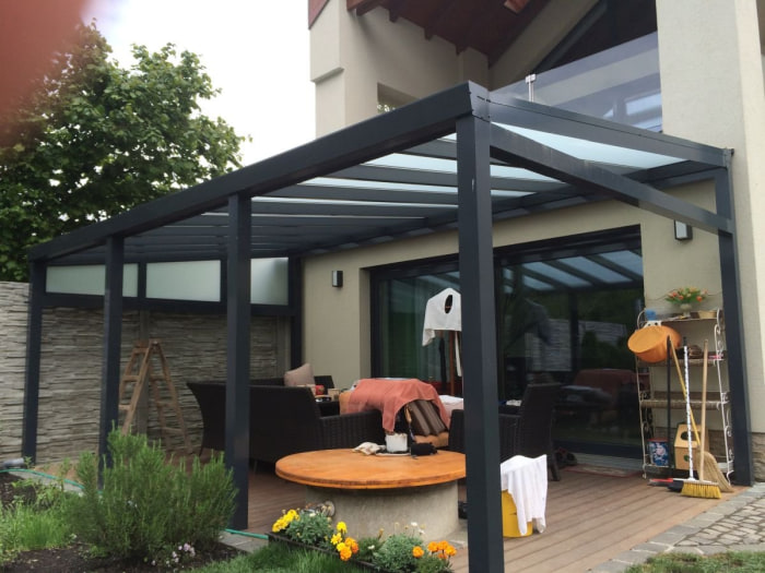  samonosná hliníková pergola Olomouc