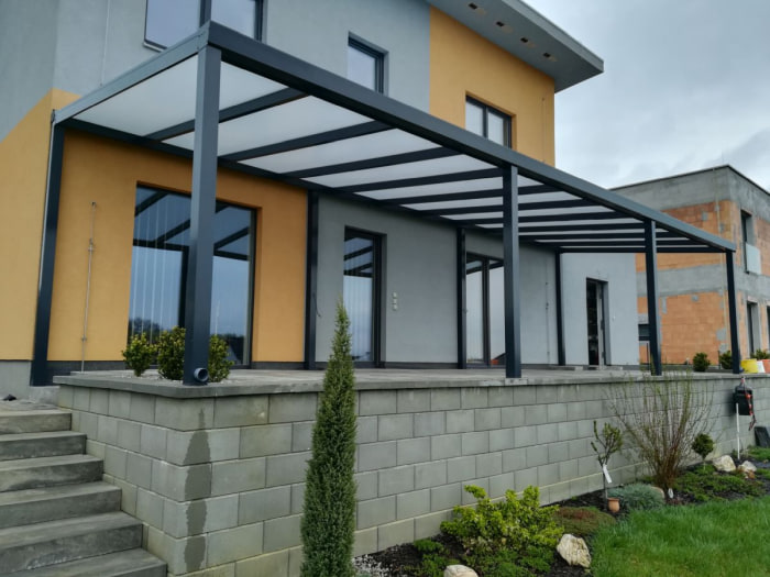 samonosná hliníková pergola 
