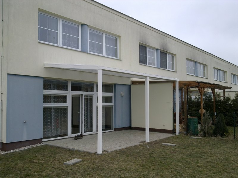 hliníková pergola bílá